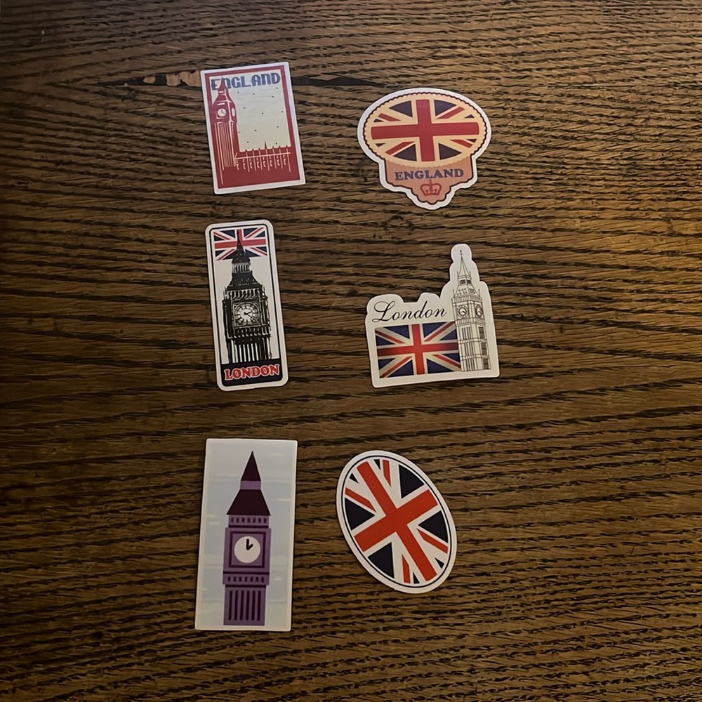 Vinyl England Stickers - Picture 1 of 4